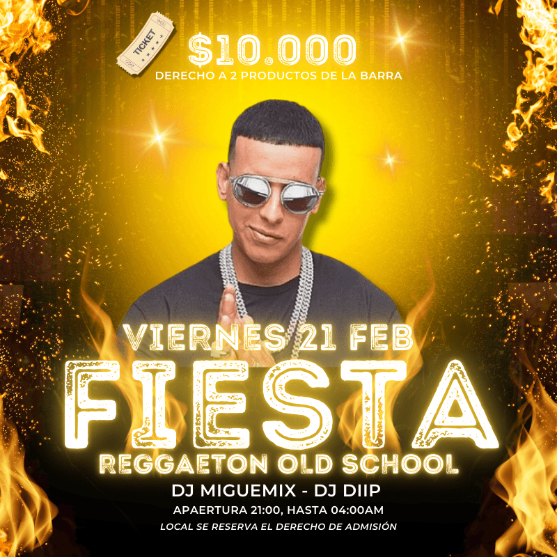4º FIESTA REGGAETON OLD SCHOOL image}